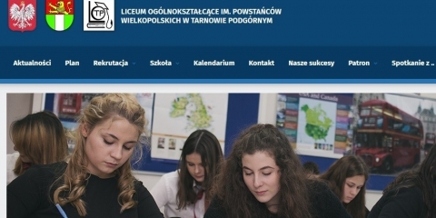 Liceum w Tarnowie Podgórnym zaprasza ósmoklasistów z Gminy Duszniki