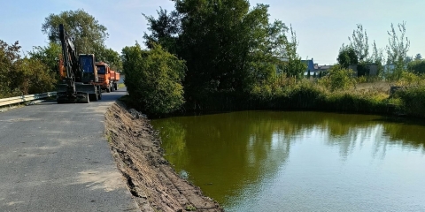 Rozpoczęły się prace naprawcze na ulicy Św. Floriana w Dusznikach