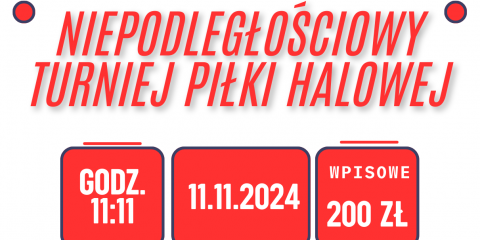 Niepodległościowy Turniej Piłki Halowej 11.11.2024r. 