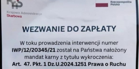 Uwaga na fałszywe wezwania do zapłaty!