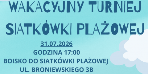 Wakacyjnym Turnieju Siatkówki Plażowej 
