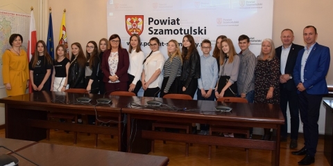 Rada Młodzieży odwiedziła Starostwo Powiatowe