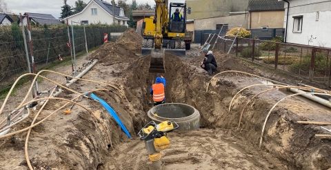 Trwa rozbudowa oczyszczalni ścieków i budowa kanalizacji sanitarnej