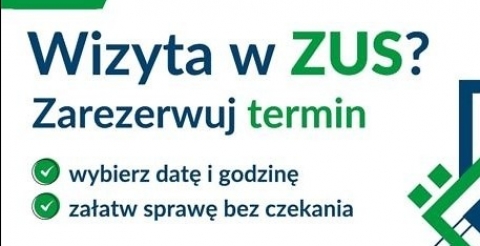 Masz sprawę w ZUS? – zarezerwuj wizytę na wybrany dzień i godzinę